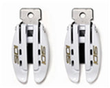 Sidi MX/ST Motorcycle Boots Replacement Pop Buckle - White