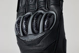 RST S1 CE Mens Waterproof Leather Motorcycle Gloves - Black