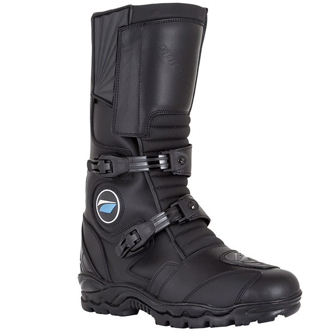 SPADA CHUNK ADVENTURE WATERPROOF TOURING MOTORCYCLE BOOTS BLACK - Spada -  - MSG BIKE GEAR - 1