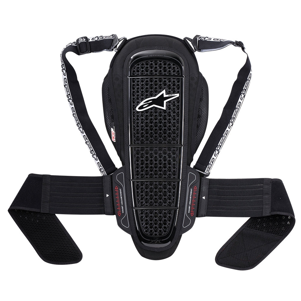 Alpinestars Nucleon KR-1 Motorcycle Back Protector Road Armour-Black.White - Alpinestars -  - MSG BIKE GEAR