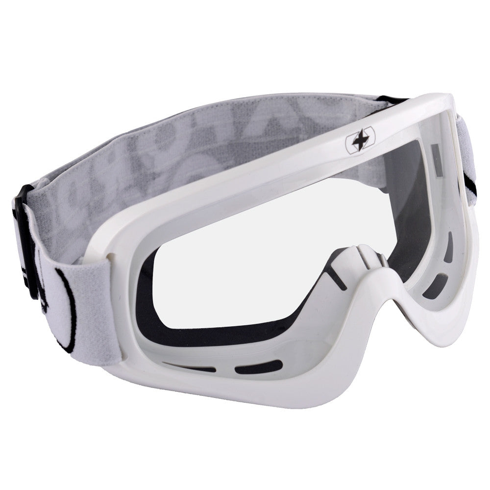 Oxford Fury Adult Motocross MX Enduro ATV Goggles Gloss White - Clear Lens - Oxford -  - MSG BIKE GEAR