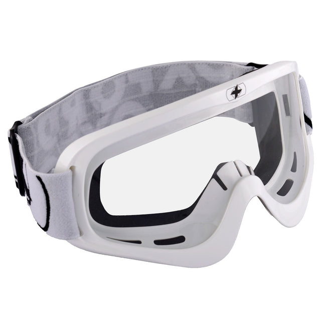 Oxford Fury Adult Motocross MX Enduro ATV Goggles Gloss White - Clear Lens - Oxford -  - MSG BIKE GEAR