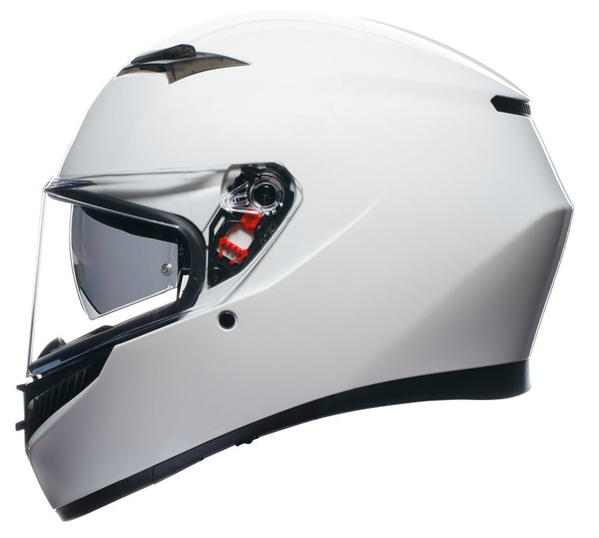 AGV K3 E2206 Full Face Motorcycle Helmet - Solid Seta White