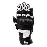 RST CE Mens Shortie Leather Glove - Black, White