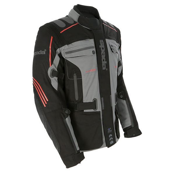 Spada Textile Waterproof Jacket Ascent CE Black/Grey