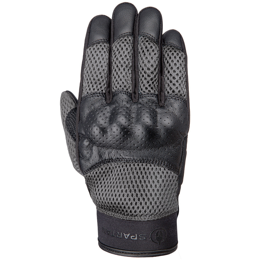 Spartan Air Mesh Short Gloves - Black, Grey