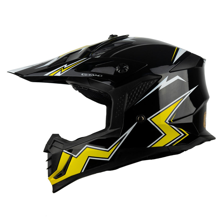 G-Mac Sting Evo ACU Approved Motocross Motorcycle MX Off Road Helmet