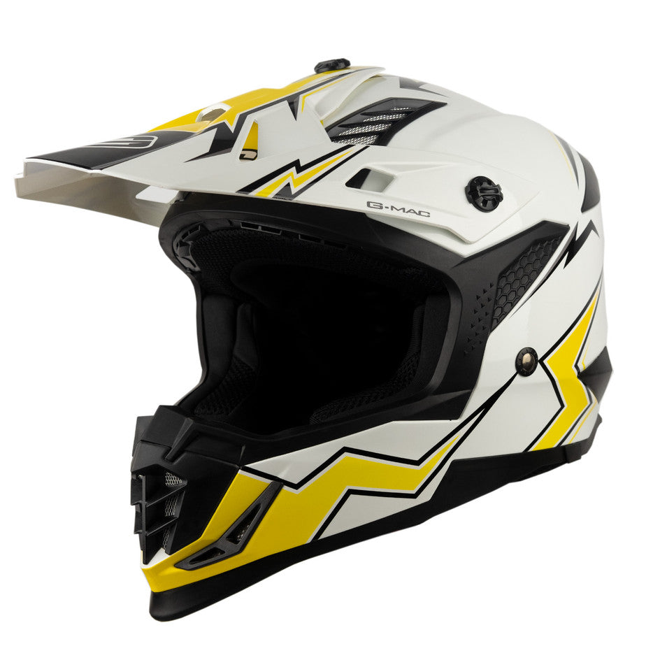 G-Mac Sting Evo ACU Approved Motocross Motorcycle MX Off Road Helmet