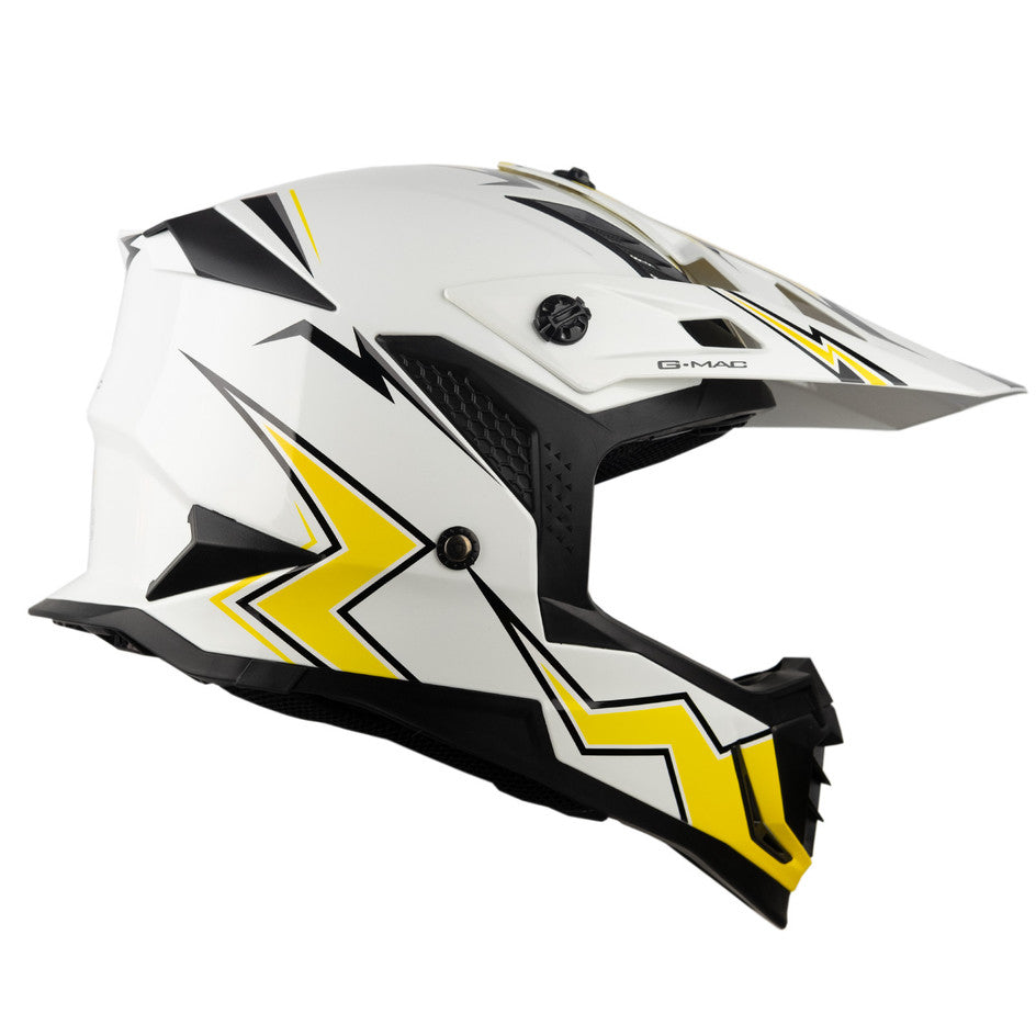 G-Mac Sting Evo ACU Approved Motocross Motorcycle MX Off Road Helmet