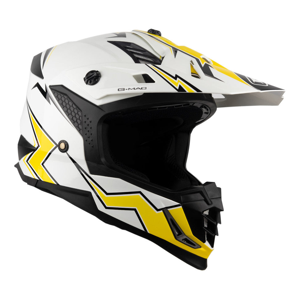 G-Mac Sting Evo ACU Approved Motocross Motorcycle MX Off Road Helmet