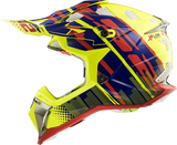 LS2 MX470 Subverter Bomber Helmet - Yellow/Blue/Red