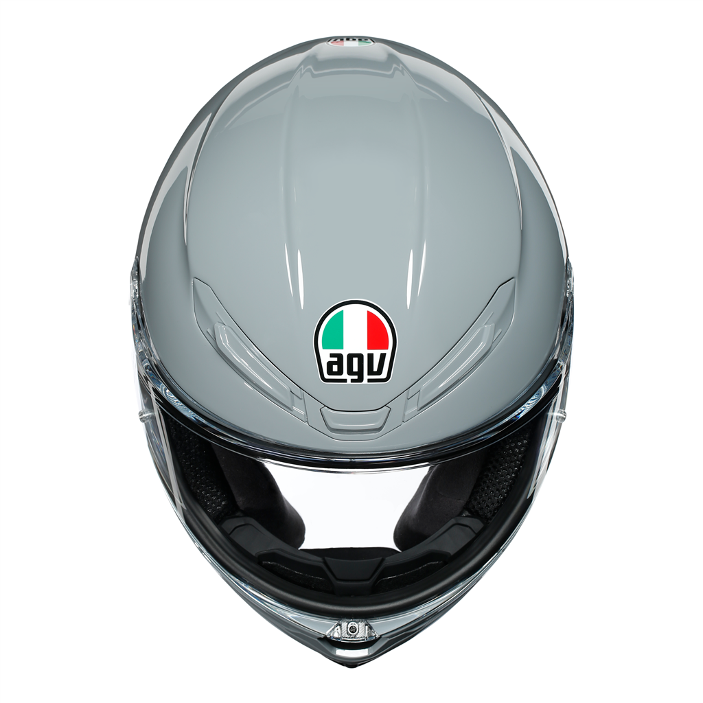 AGV K6 "Solid" Full Face Helmet - Grey