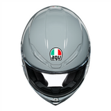 AGV K6 "Solid" Full Face Helmet - Grey