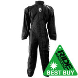 Richa Typhoon Waterproof Overalls Suit - Black