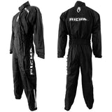 Richa Typhoon Waterproof Overalls Suit - Black