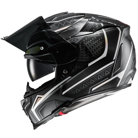 HJC RPHA 70 Full Face Touring Motorcycle Helmet Lid - Black Panther MC5SF L