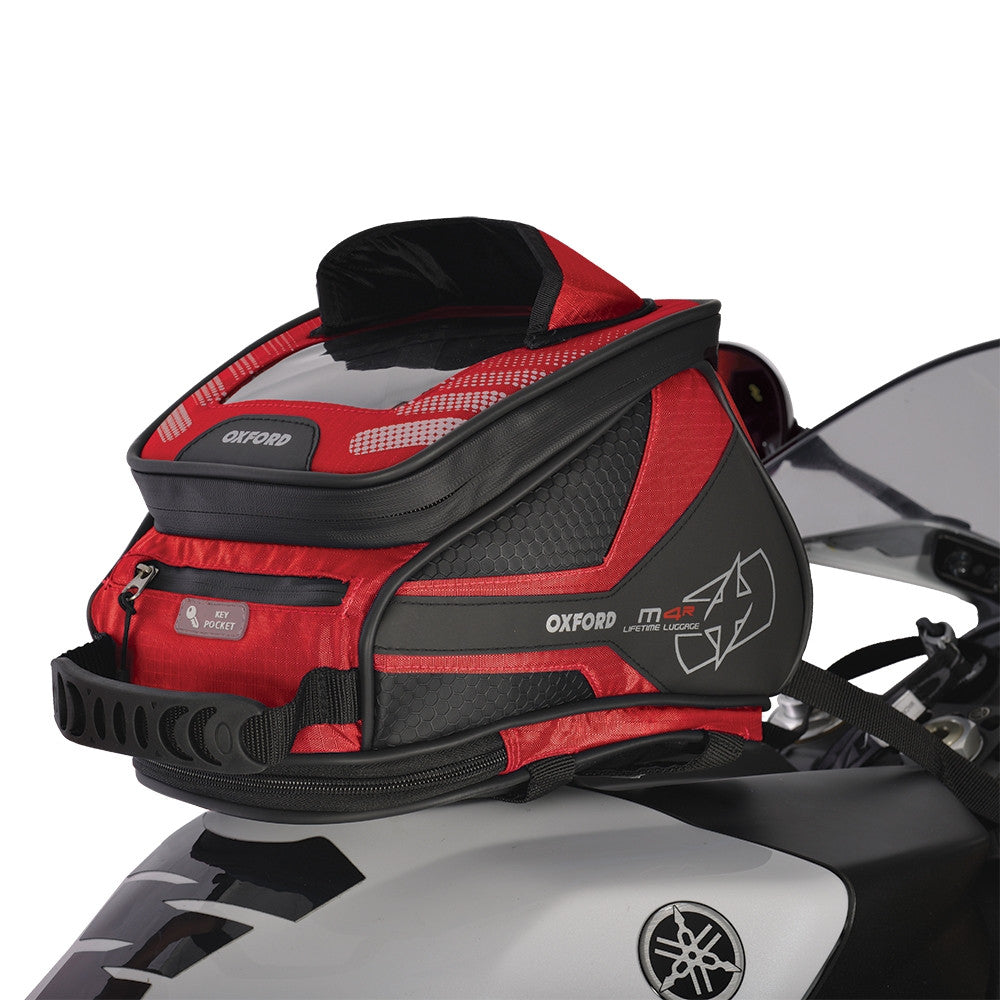 Oxford M4R Tank N Tailer Motorcycle Magnetic Tank / Tail Bag - Red - Oxford -  - MSG BIKE GEAR - 1