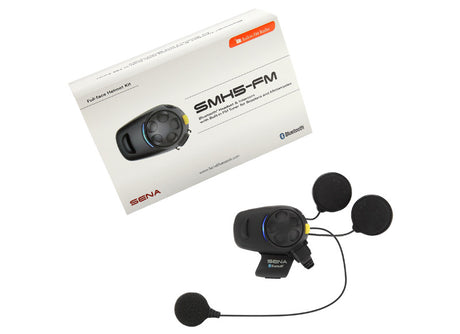 SENA SMH5 MOTORCYCLE SINGLE BLUETOOTH INTERCOM WITH FM RADIO SINGLE - Sena -  - MSG BIKE GEAR - 1