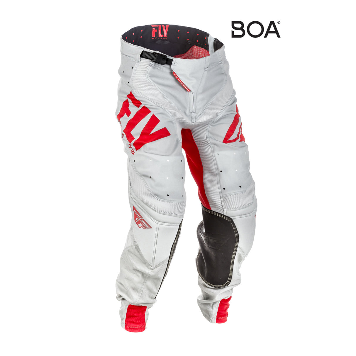 Fly Racing Lite Hydrogen Adult Off Road MX Pants Bottoms - Red/Grey