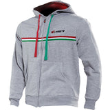 OFFICIAL SIDI CASUALS TARANTO LUXURY GREY FLEECE ZIP HODY JACKET - Sidi -  - MSG BIKE GEAR