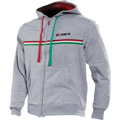 OFFICIAL SIDI CASUALS TARANTO LUXURY GREY FLEECE ZIP HODY JACKET - Sidi -  - MSG BIKE GEAR