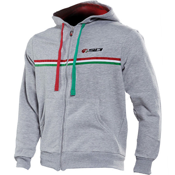 OFFICIAL SIDI CASUALS TARANTO LUXURY GREY FLEECE ZIP HODY JACKET - Sidi -  - MSG BIKE GEAR
