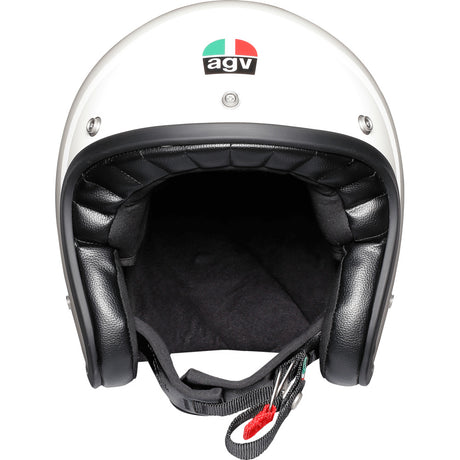 AGV X70 Mono Retro Open Face Helmet - Gloss White