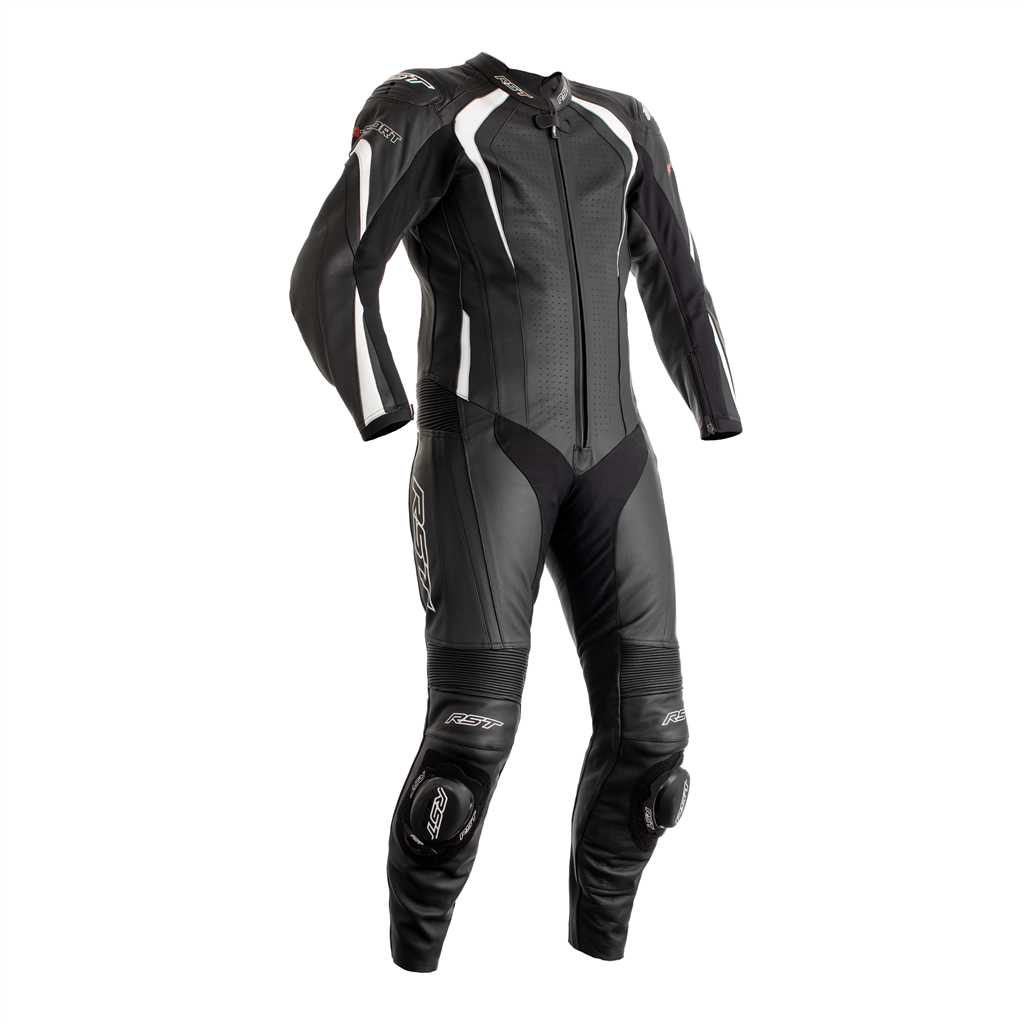 RST R-Sport CE Leather Suit - Black / White