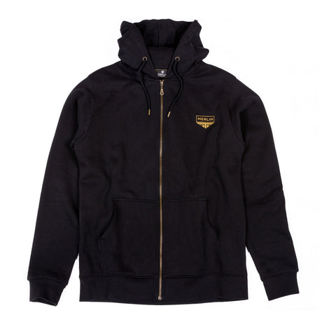 Merlin Gorsey Signature Zip-Up Organic Cotton Fleece Hoody Black