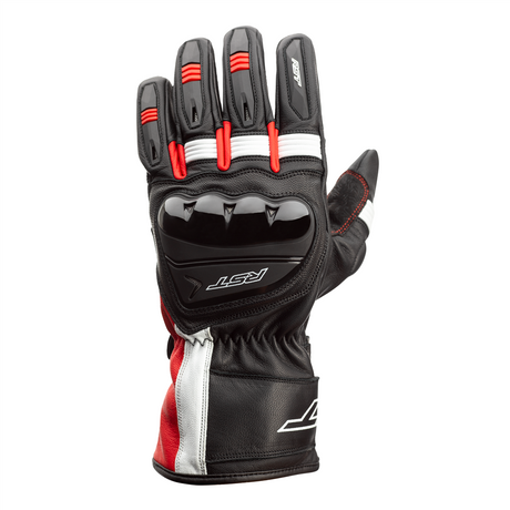 RST Pilot CE Sports Gloves - Black / White / Red