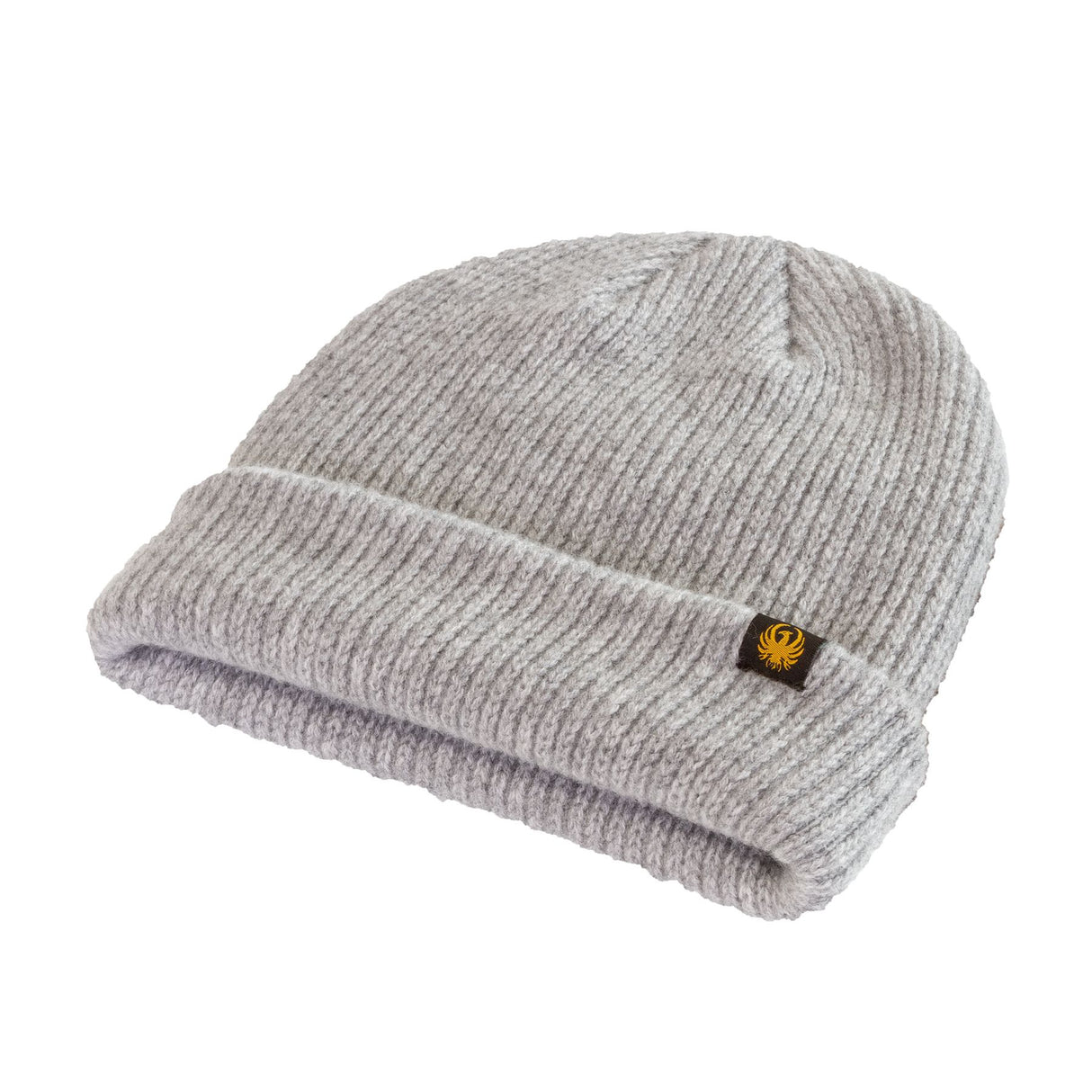Merlin Moseley Merino Wool Beanie Grey One Size