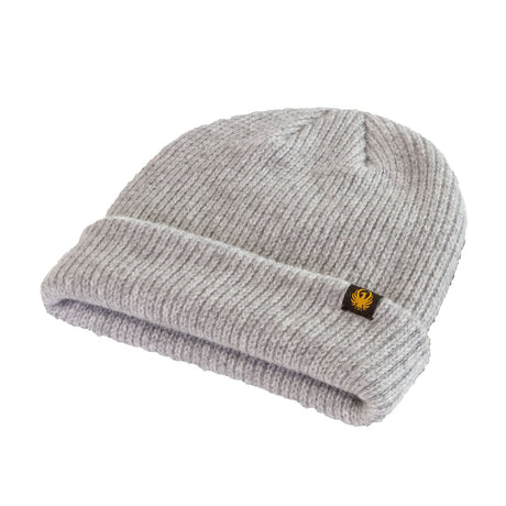 Merlin Moseley Merino Wool Beanie Grey One Size
