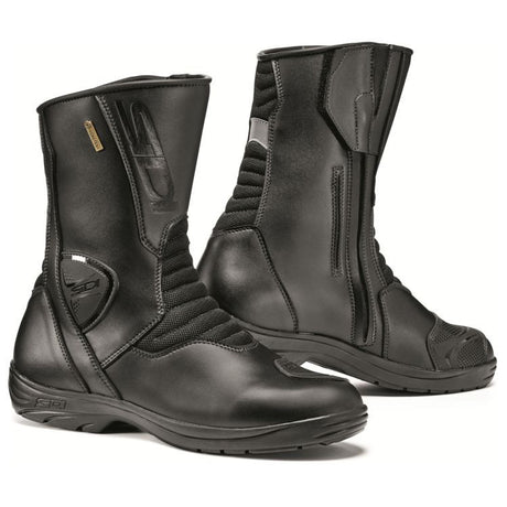 Sidi Gavia Gore-Tex Waterproof Leather Motorcycle Touring Boots - Black - Sidi -  - MSG BIKE GEAR - 1