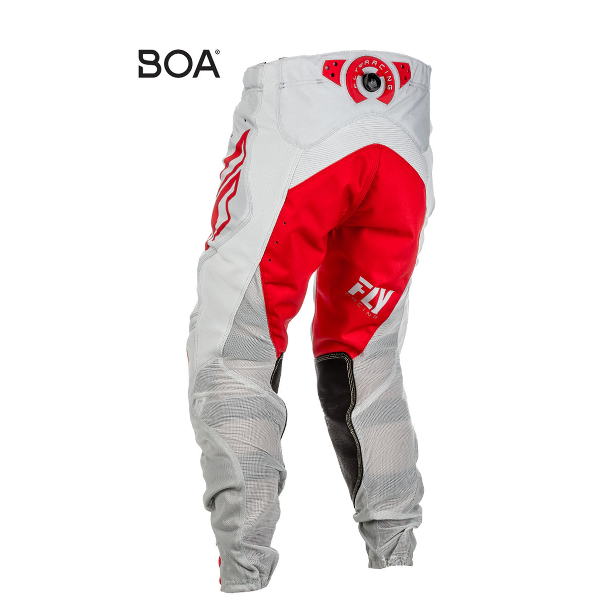 Fly Racing Lite Hydrogen Adult Off Road MX Pants Bottoms - Red/Grey