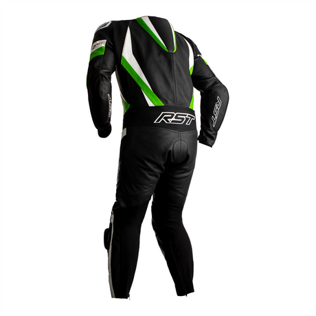 RST TracTech Evo 4 CE Leather Suit - Black / Green