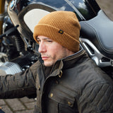 Merlin Moseley Merino Wool Beanie Burnt Orange One Size