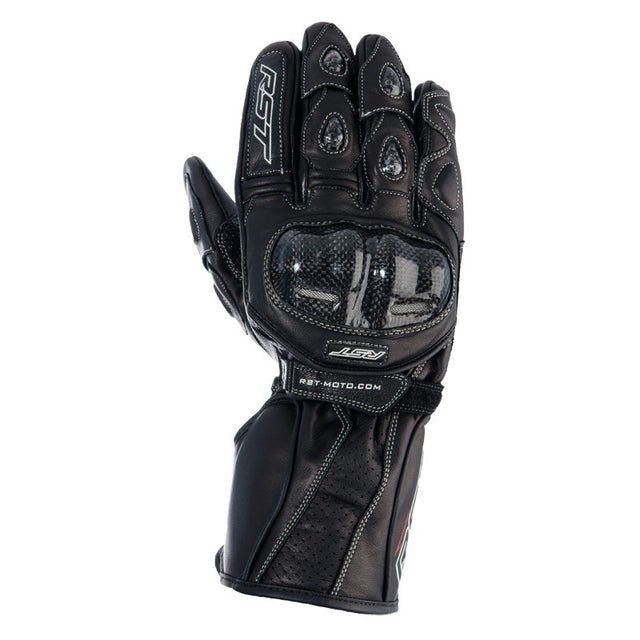 RST DELTA II CE 2541 LEATHER MOTORCYCLE GLOVES BLACK - RST -  - MSG BIKE GEAR