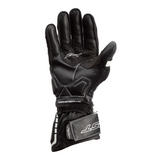 RST Axis CE Leather Sports Gloves - Black / White
