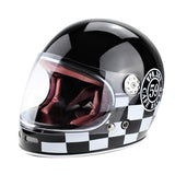 Viper F656 Vintage Full Face Helmet - 59 Black / White