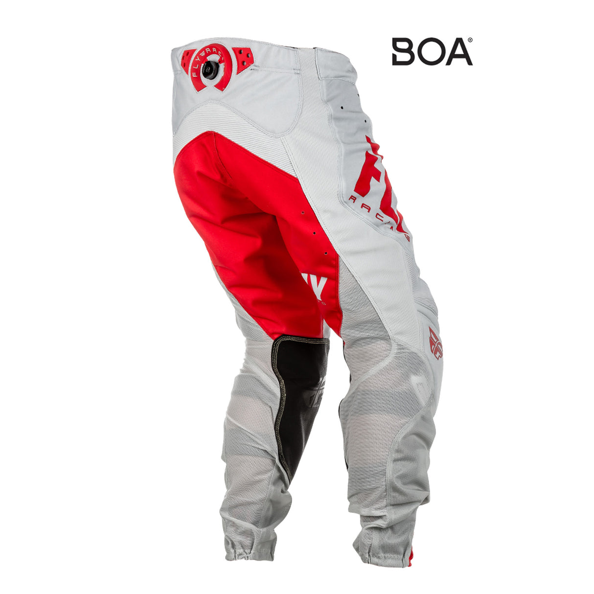 Fly Racing Lite Hydrogen Adult Off Road MX Pants Bottoms - Red/Grey