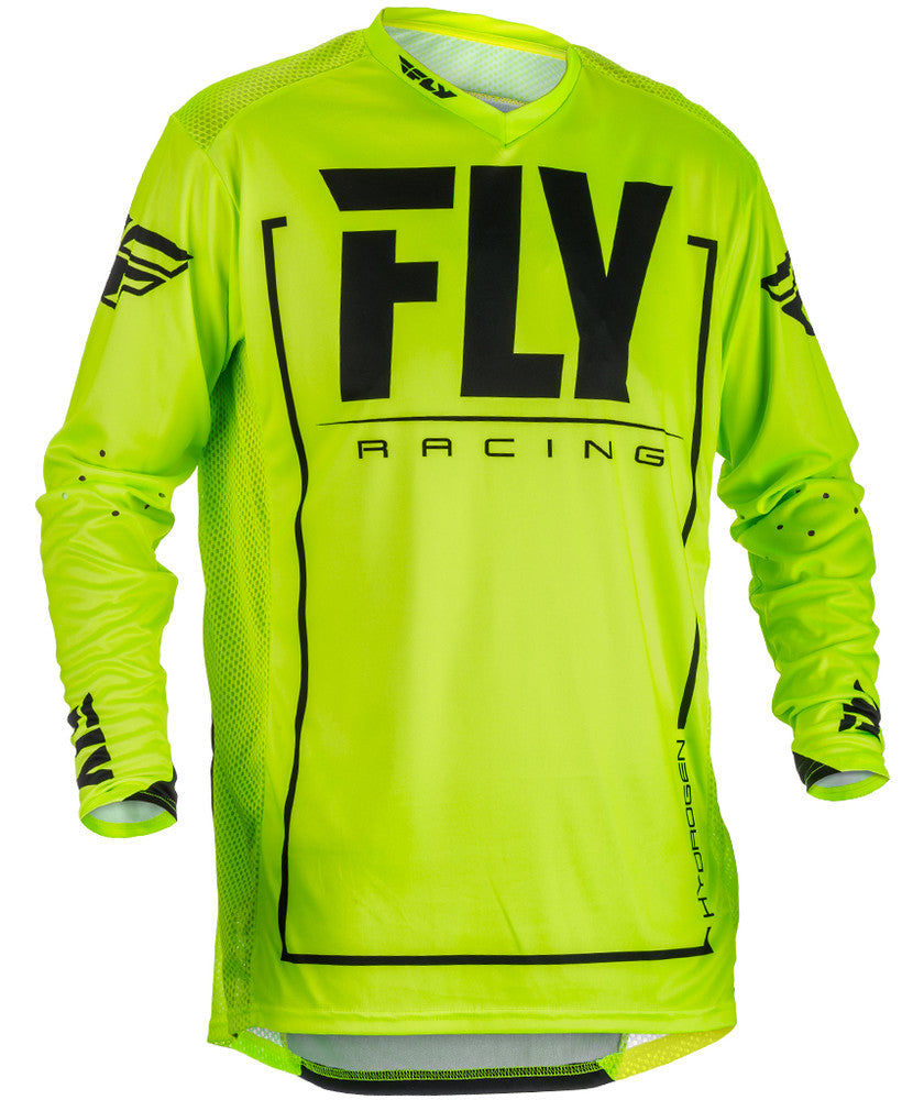 Fly Racing 2018 Lite Hydrogen Adult Motocross MTB Jersey Black Hi Vi MSG Bike Gear