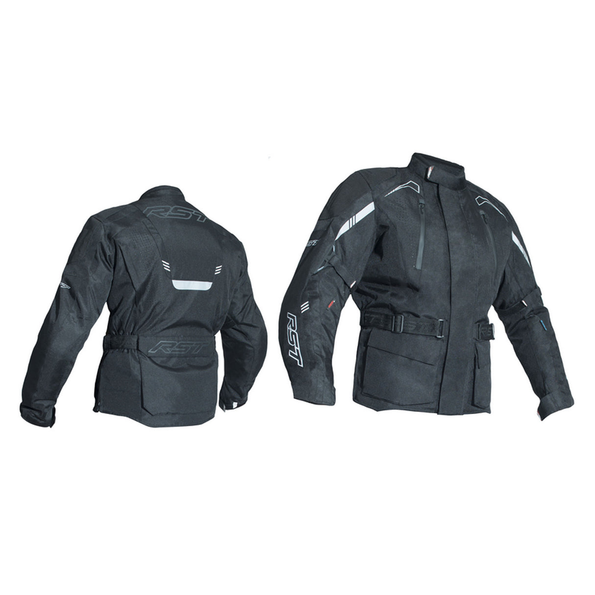 RST 2888 Rallye CE Mens Adventure Style Textile Motorcycle Jacket - Black