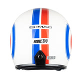 G-Mac Rebel Evo Open Face Motorcycle Helmet (Also Rebel Evo 2.0 Available)