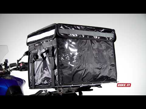 Bike It Thermo-Box Insulated Motorcycle Courier Takeaway Delivery Box with Universal Fitting kit (48, 62 or 80 Litres) (Deliveroo®, Just Eat®, Uber Eats® etc)