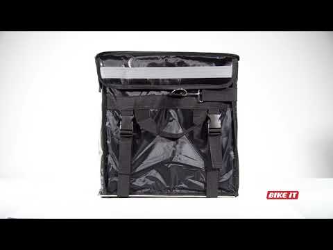 Bike It Thermo-Box Insulated Motorcycle Courier Takeaway Delivery Box with Universal Fitting kit (48, 62 or 80 Litres) (Deliveroo®, Just Eat®, Uber Eats® etc)