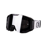 G-MAC Impact Motocross MX Goggles (Clear & Silver Lens Included)
