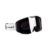 G-MAC Impact Motocross MX Goggles (Clear & Silver Lens Included)