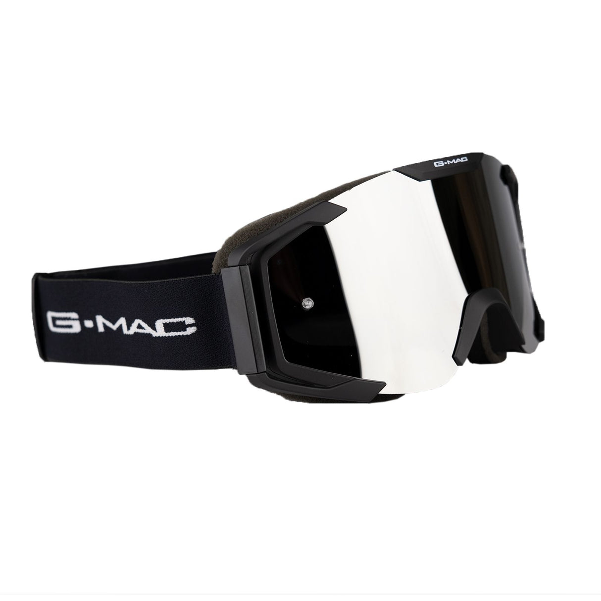 G-MAC Impact Motocross MX Goggles (Clear & Silver Lens Included)