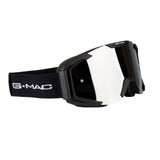 G-MAC Impact Motocross MX Goggles (Clear & Silver Lens Included)
