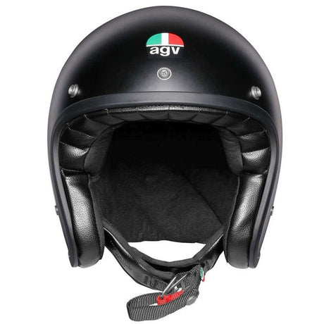AGV X70 Mono Retro Open Face Helmet - Matt Black